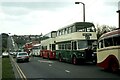 SU4512 : You wait ages for a bus and then 50 or so all arrive together by Alan Murray-Rust
