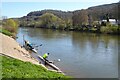 SO5112 : Rowers on the River Wye by Philip Halling