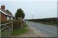 Footpath sign on Tollerton Road