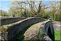 Unusual canal bridge near Pendeford in Wolverhampton