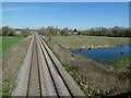 Railway line at Steel Heath