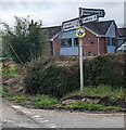 Directions on a Much Marcle corner, Herefordshire