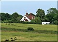 Little Park Cottages north of Battle seen from the Mount Street Car Park