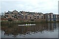 Rowers passing City Mills