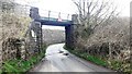 SD9953 : Bridge SKS2-5 taking railway over Brackenley Lane by Roger Templeman