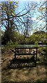 TF1409 : Bench on the bank of the River Welland, Market Deeping by Paul Bryan