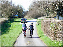 ST5164 : Cyclists on Long Lane by Thomas Nugent