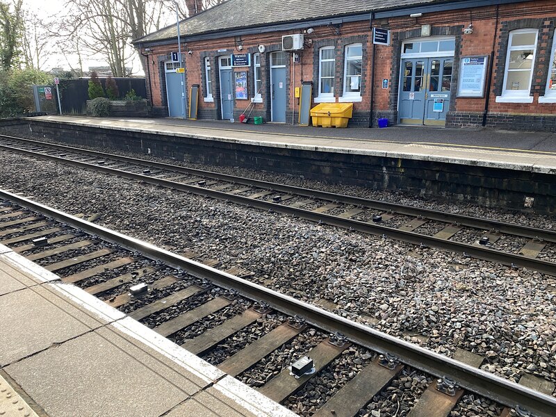 Black boxes on the track, Warwick... \u00a9 Robin Stott cc-by-sa\/2.0 :: Geograph Britain and Ireland