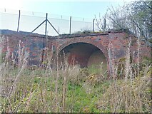 SU1740 : Bricked up archway at Boscombe Down by Oscar Taylor
