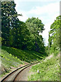 Severn Valley Railway south of Bridgnorth in Shropshire