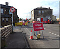 Road closed for works on water main, Child Lane, Roberttown, Liversedge