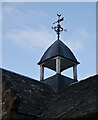 NH4140 : Cupola and weather vane, on the steading by Craig Wallace