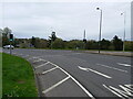 Hollinsgate road approaches the Hollinswood roundabout