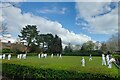 Bowls match, Peace Memorial Park, Wigston