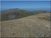 SH6259 : Looking down the NW slopes of Y Garn by Richard Law