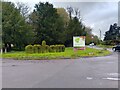 Enham Trust topiary sign