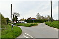 Barford: Church Lane crossroad