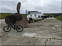 ND3194 : The bike looks tiny against the propeller! by David Medcalf
