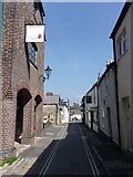 SY6990 : Looking east in Durngate Street by Basher Eyre