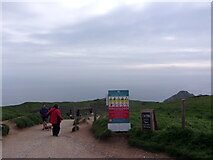 SY8080 : Path from the car park to Durdle Door by Basher Eyre