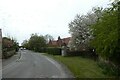 Bench near Brantingham village hall