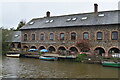 Former saw mill and steam laundry beside the Bude Canal