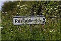 Direction sign to Reskadinnick