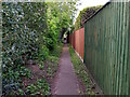 Footpath towards Newark Road, North Hykeham