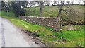 NY5862 : East parapet of bridge taking village road over Carling Gill by Roger Templeman
