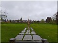 Romsey Abbey churchyard cross