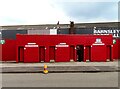 The entrance to the West Stand at Oakwell