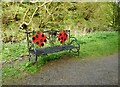 Seat beside the Clerkland Burn