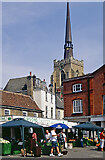 TM0458 : Market Place, Stowmarket by Stephen McKay