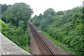 Seaford branch line west of Claremont Road