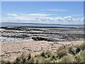 Looking along Monifieth Sands towards Broughty Ferry