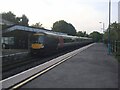 Class 170 train arriving in Chepstow railway station