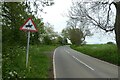 NZ4310 : Road sign near Spell Close Farm by DS Pugh