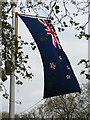 TQ2979 : London - New Zealand Flag by Colin Smith