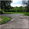ST3190 : Parking area in Grove Park, Newport by Jaggery