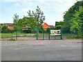 Entrance to a field off the Maltlands