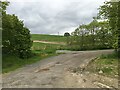 Farm entrance to Teindside