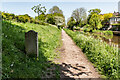 Macclesfield Canal Mile Stone (22 miles from Marple)