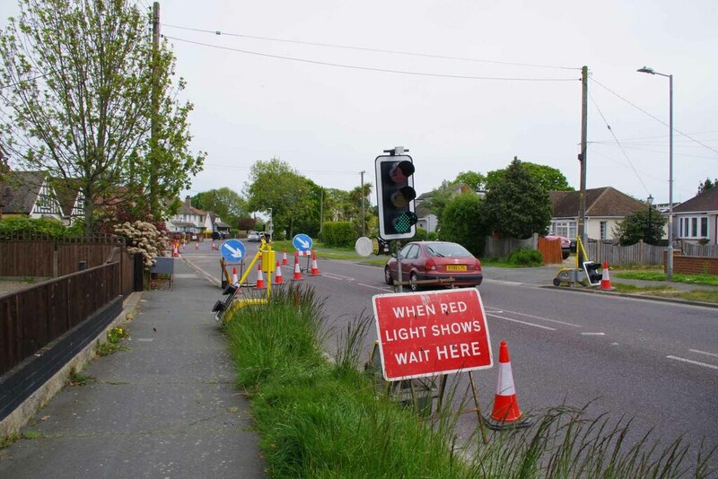 Roadworks On Frinton Road © Glyn Baker Cc-by-sa/2.0 :: Geograph Britain ...