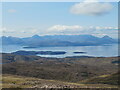 NG7740 : View south west from Meall Gorm summit by Gordon Hatton