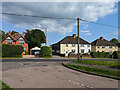 Houses on Vicarage Road, Crawley Down