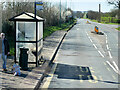 SP2031 : Bus Stop on the A429 at Moreton-in-Marsh by David Dixon