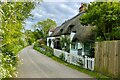 Thatched cottages on Hampit Road