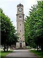 The clock tower in Stanley Park