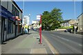 Bus stop on Barkerend Road