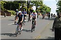 View of cyclists in the Ford RideLondon event on Manor Road #18